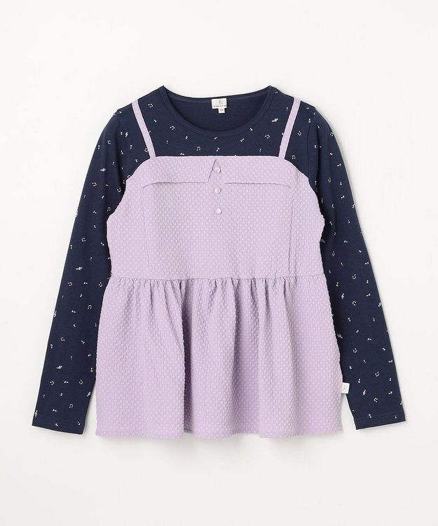 組曲 KIDS 【150-160㎝】メロディ ビスチェトップス ラベンダー