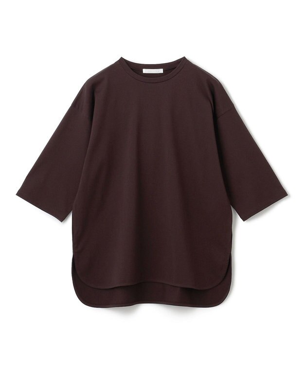 BEIGE， 【BEIGEecru/WEB限定・洗える】JERSEY STITCH / コットンオーバーサイズトップス Bordeaux