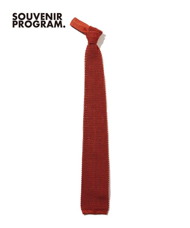 J.PRESS MEN 【J.PRESS ORIGINALS】Silk Wide Knit Tie / Japan Made オレンジ系