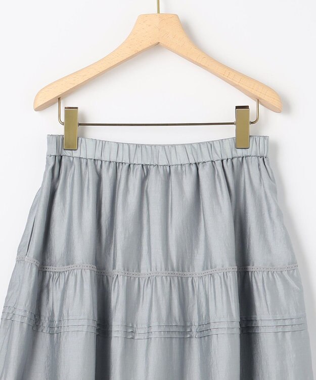 組曲 L 【先行予約】クラウドローン スカート ブルーグレー系
