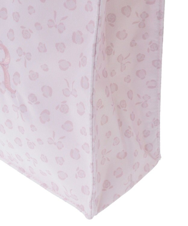 Maison de FLEUR リボンレオパードスクエアトートバッグ Light Pink