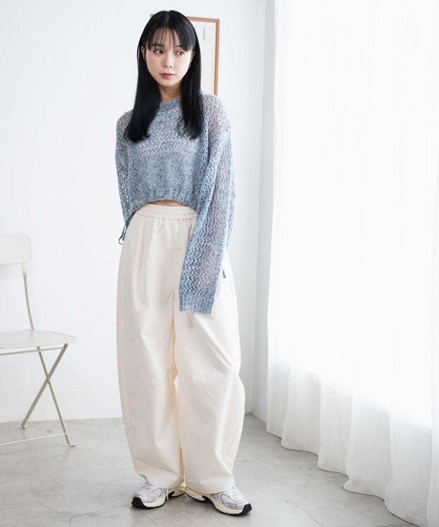 WEGO イージーカーブパンツ オフホワイト