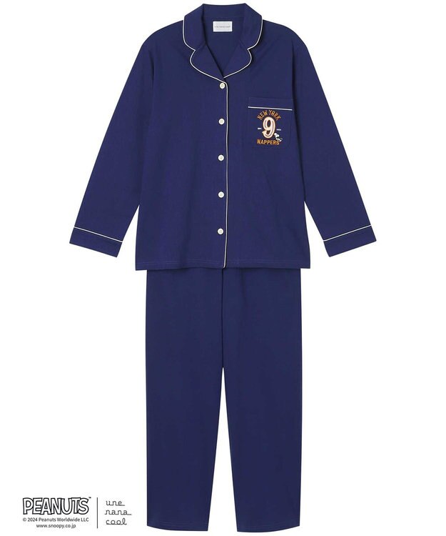 une nana cool MADE WITH PEANUTS 【綿100％】ハイゲージ天竺パジャマ BU