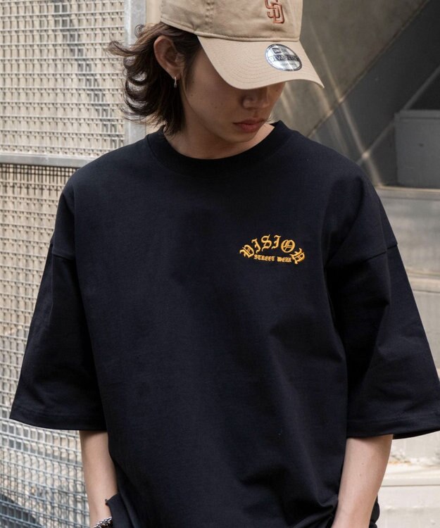 WEGO 別注VISIONエンジェルグラフィックT（SS） ブラック