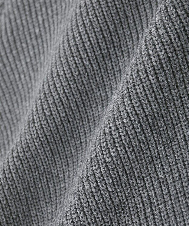 Green Parks 金釦ペプラムニットカーディガン Gray Mixture