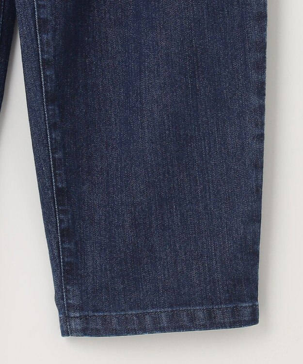 組曲 ライトデニム テーパードクロップドパンツ ネイビー系