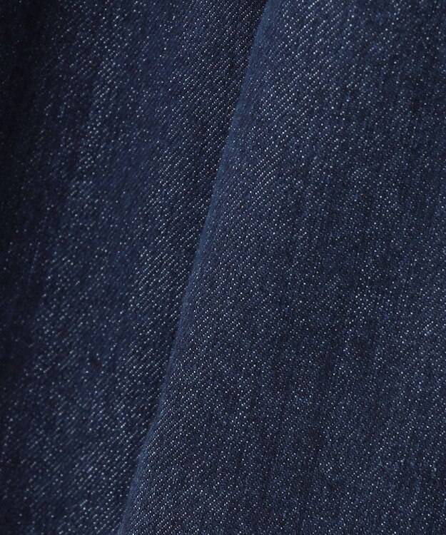 組曲 ライトデニム テーパードクロップドパンツ ネイビー系