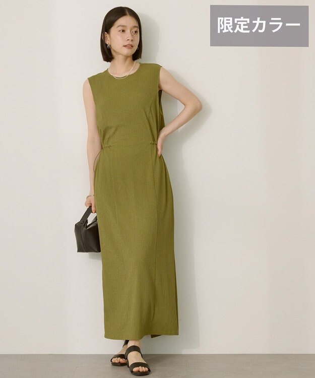 AMERICAN HOLIC バックホールドロストIラインワンピース【WEB限定カラー有り】 Khaki