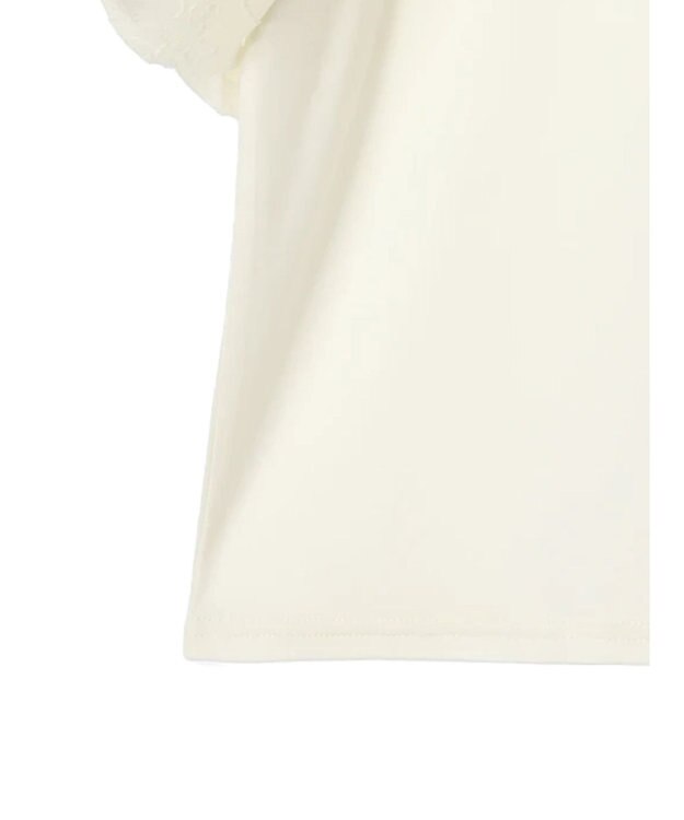 AMERICAN HOLIC ジャガードスリーブカットプルオーバー Ivory