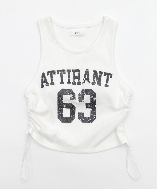 WEGO ナンバリングサイドドロストタンク ホワイト