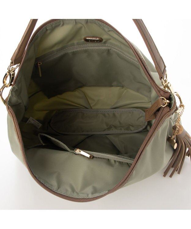 LA BAGAGERIE ナイロン　2wayショルダーバッグ ライトグリーン