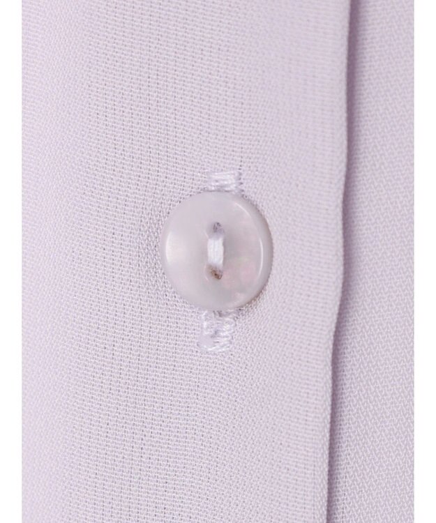 earth music&ecology ２ｗａｙスタンドフリル半袖ブラウス Lavender