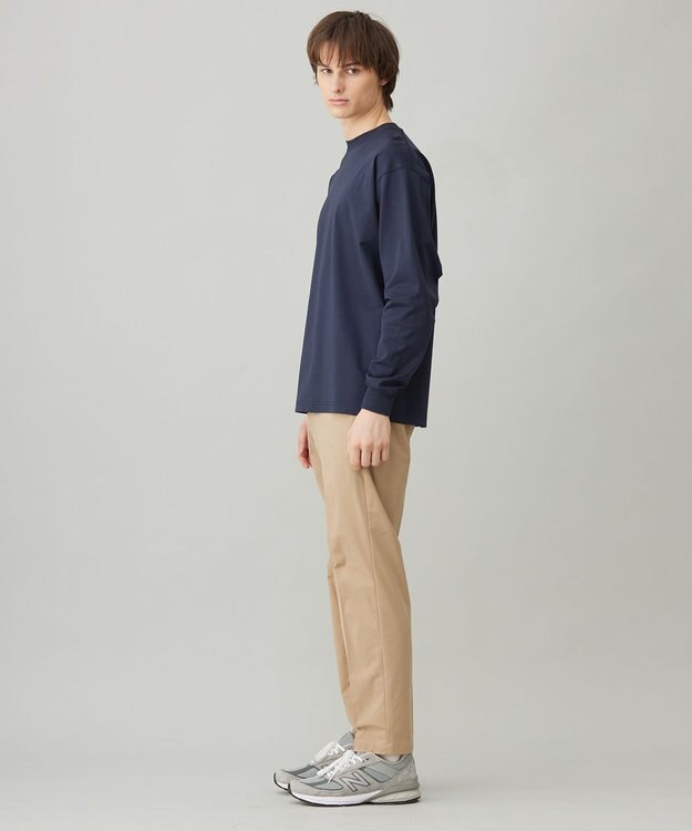 UNFILO MENS 【男女兼用】スマート ストレッチ ロングスリーブTEE【OCEANS web / YouTube 掲載】 ネイビー