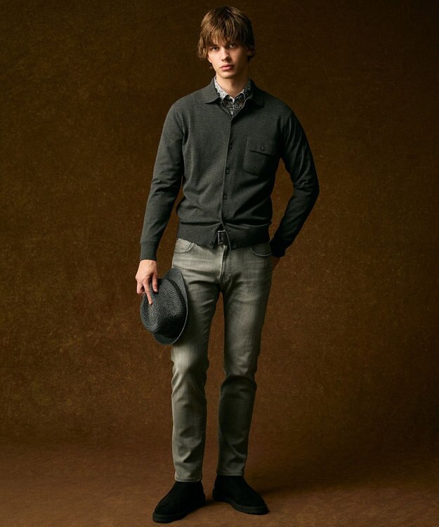 JOSEPH ABBOUD 【キングサイズ・英国リバティ社・纏うアート・柄で魅せる】リバティプリント シャツ　25AW ホワイト系5