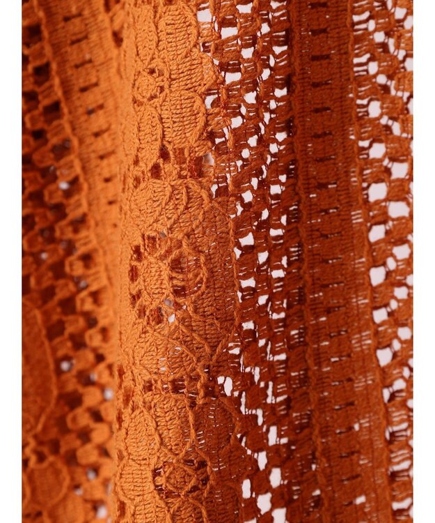 Green Parks レースブラウス Brown