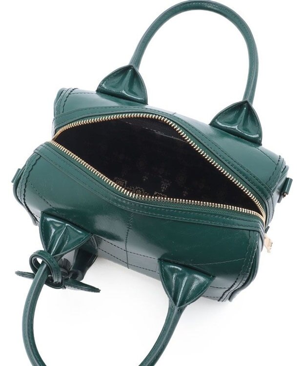 ANNA SUI ポワロ 2wayハンドバッグ グリーン