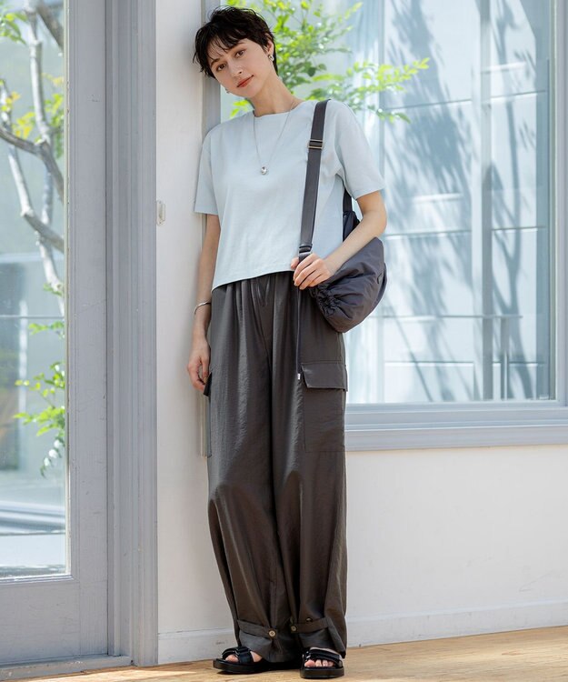 23区 メタル ドロップ ネックレス シルバー系