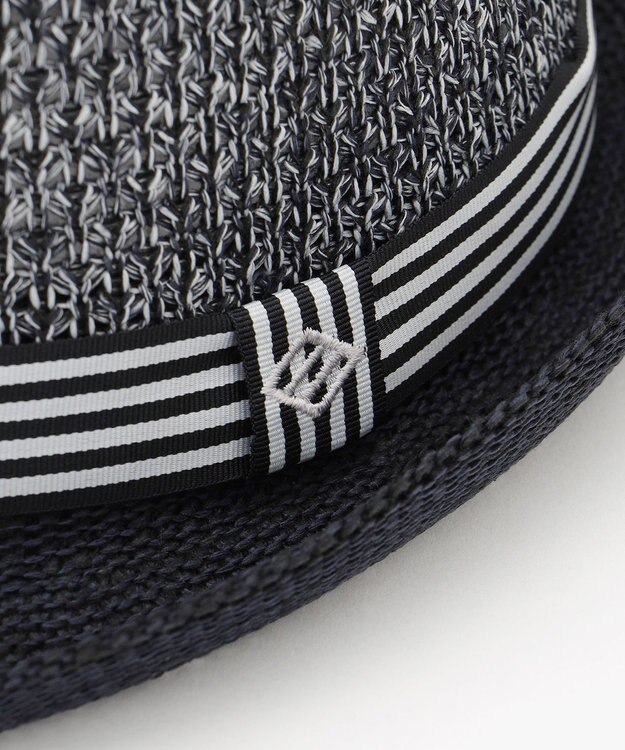 JOSEPH ABBOUD 【洗える】ウォッシャブル バイカラー ハット ネイビー系