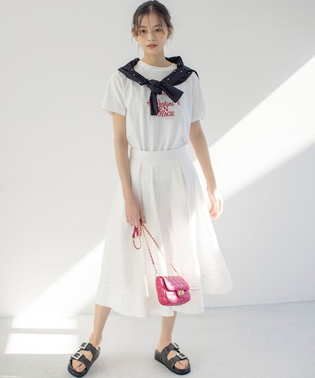 組曲 バックルプラットフォームサンダル ブラック系