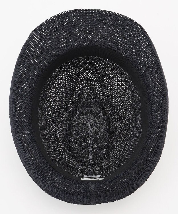 JOSEPH ABBOUD 【洗える】ウォッシャブル バイカラー ハット ネイビー系