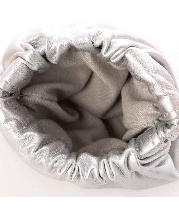 UNBILLION カシュカシュ cachecache / シャーリング口金ショルダー シルバー