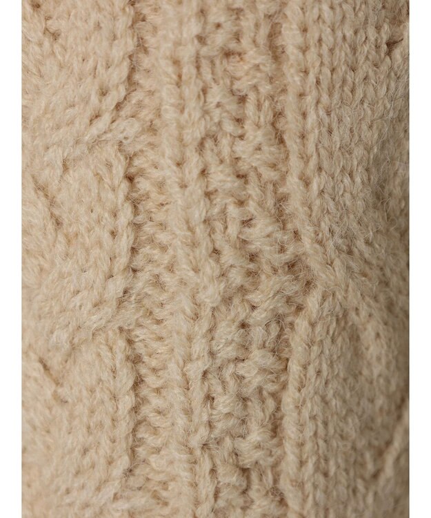 CRAFT STANDARD BOUTIQUE ２ＷＡＹケーブルニットベスト Beige