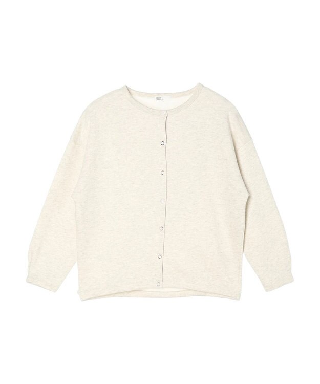 CRAFT STANDARD BOUTIQUE 裏起毛リングドットカーディガン Oatmeal