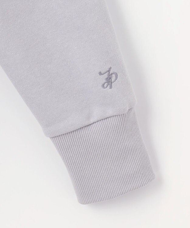 J.PRESS LADIES URAKE フーディー ジップアップ パーカー ライトグレー系