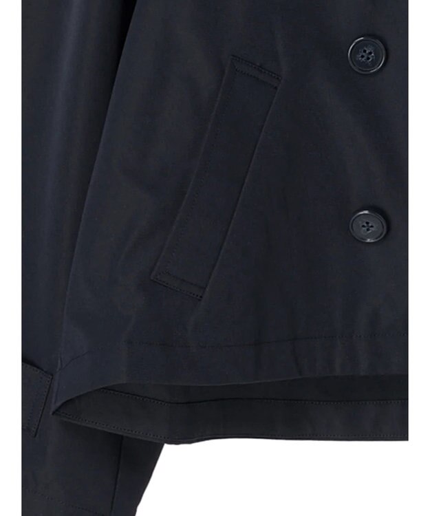 earth music&ecology ショートトレンチコート Navy