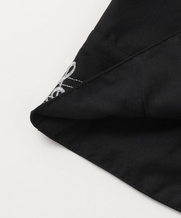 ANY KIDS モノトーン音符ジャンパースカート ブラック