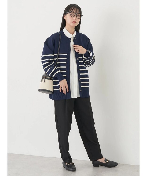 earth music&ecology クレリックシャツ Off White