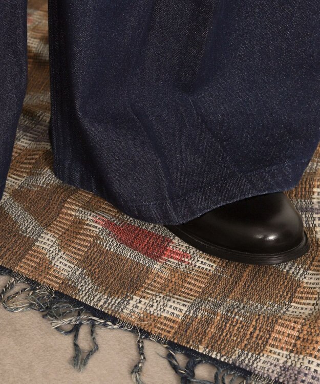 WEGO センタータックバギーフレアデニム デニムインディゴ