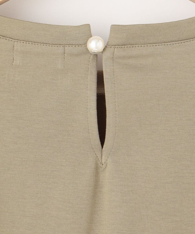 組曲 L 【WEB限定】コンシャスジャージーフレンチスリーブカットソー オリーブ系