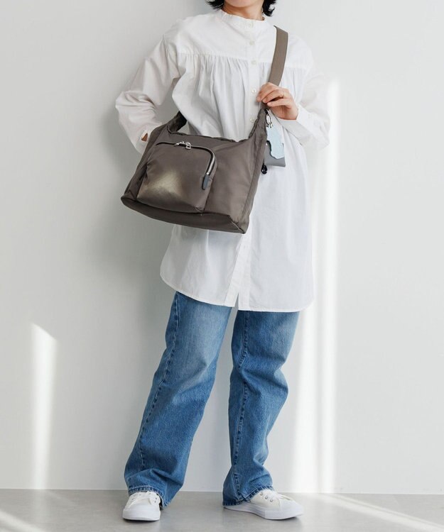 ACE BAGS & LUGGAGE HAyU × ace. フィカス ショルダーバッグ 19103 ハユ チャコール