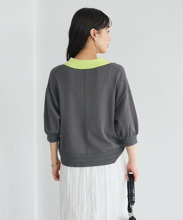 CRAFT STANDARD BOUTIQUE ポロニットプルオーバー Dark Gray