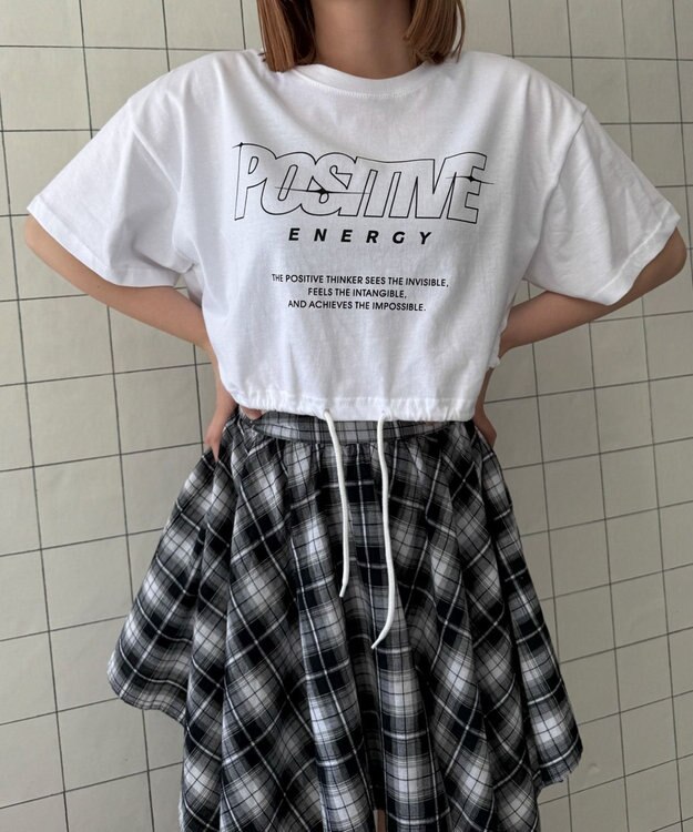 WEGO ドロストロゴショートT ホワイト