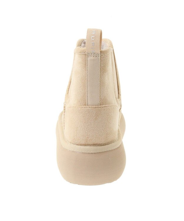 Green Parks ＲＵＰＩＳ．サイドゴア厚底ムートンブーツ Beige