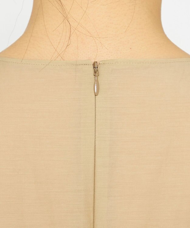 uncrave 【手洗い可】ライト チノ ワンピース（uncrave WHITE） サンドベージュ