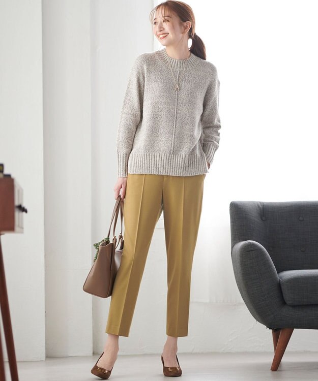 ANY SIS 【WEB&一部店舗限定】バックルスエード パンプス ブラウンスエード