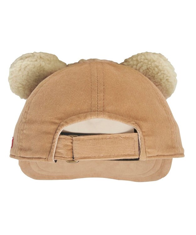 MIKI HOUSE HOT BISCUITS 【44-52cm】 もこくま顔ドン ボアキャップ ベージュ