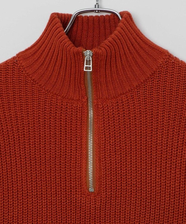 WEGO オーバーフィットハーフジッププルオーバー オレンジ