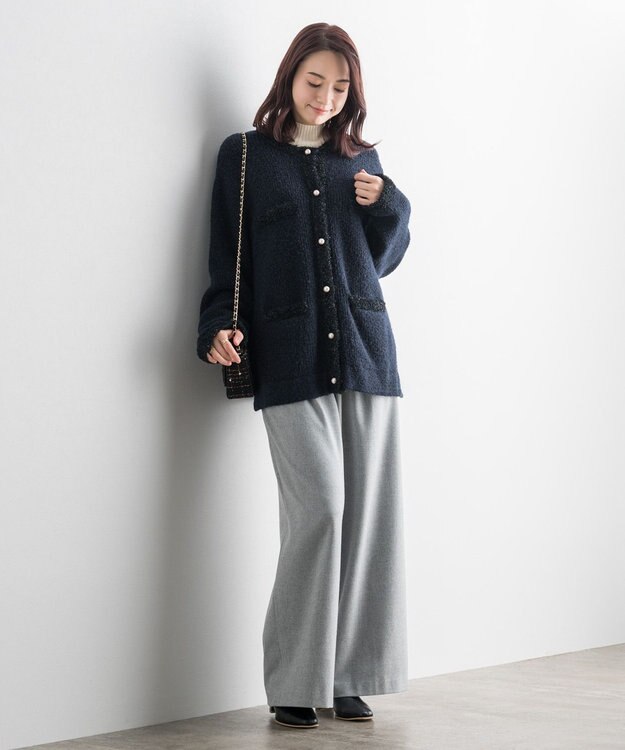 ONWARD Reuse Park 【組曲】ニット秋冬 ネイビー