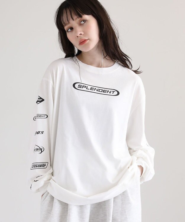 Green Parks ・ＳＵＧＡＲ　ＳＰＯＯＮ　スポーツロゴｐｔロンＴＥＥ Off White