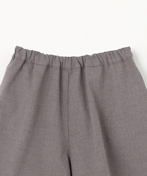 ANY KIDS ミニ丈 へリンボン キュロット チャコール