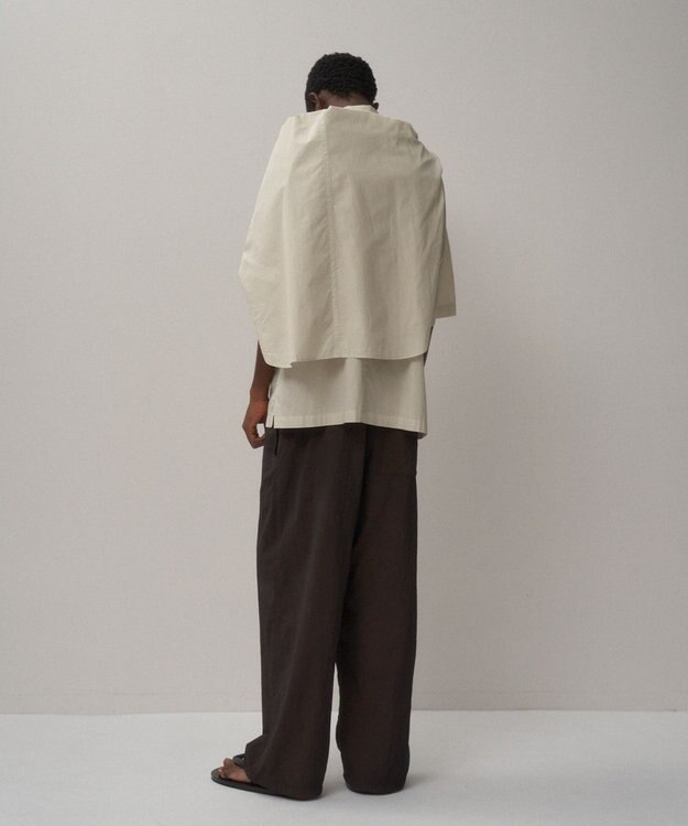 ATON HAND DYED NYLON | ユーティリティーパンツ - UNISEX BROWN