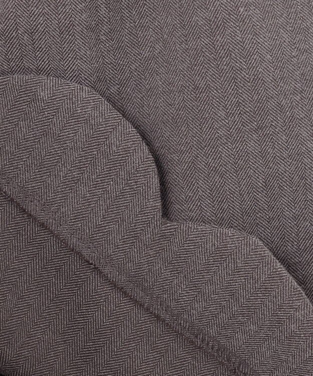 ANY KIDS ミニ丈 へリンボン キュロット チャコール