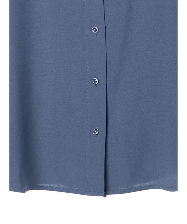 Green Parks ・ＥＬＥＮＣＡＲＥ　ＤＵＥ　バックプリーツブラウス Blue