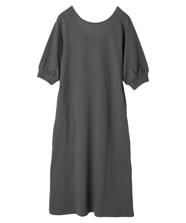 Green Parks ・Ｄｏｕｂｌｅ　Ｆｌａｇｓ　１０ｏｚバルーンソデワンピ Charcoal Gray