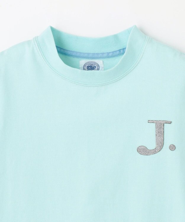 J.PRESS KIDS 【140-170cm】J.エンブロイダリーバックプリント Ｔシャツ サックスブルー系