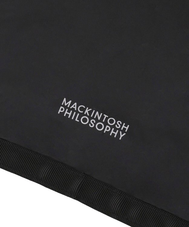 MOONBAT 【フワクール生地使用/軽量】MACKINTOSH PHILOSOPHY 遮光 晴雨兼用 折りたたみ日傘 グログラン ブラック